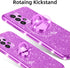 nancheng Luxury Cute Soft TPU Glitter Phone Case for Samsung A53 5G, with Ring Kickstand, Shockproof Protective Case