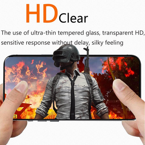 iPhone 15 6.1" Front & Back Screen Protector Glass - 2 Front, 2 Back, 2 Camera Lens Protectors + Alignment Tool.