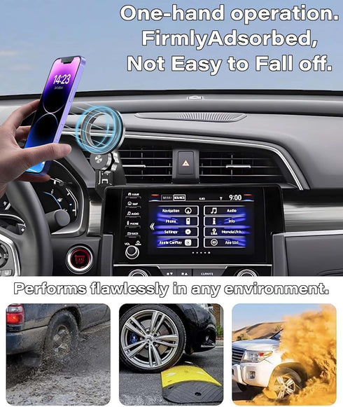 AbeeyGeomarn 2016-2021 5/7 Inch 360 Car Phone Holder for Honda Civic Accessories Apply to Touch Screen Fixed Clip