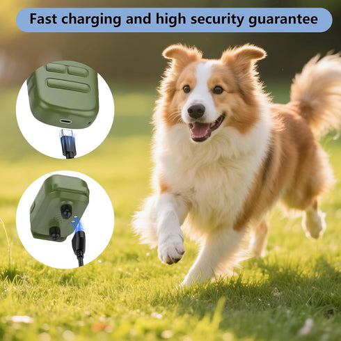 Vanjua 2-in-1 Charger for Delupet/Yawpet/Jugbow Dog Training Collar and Remote, USB C and Magnetic Bark Collar Charging