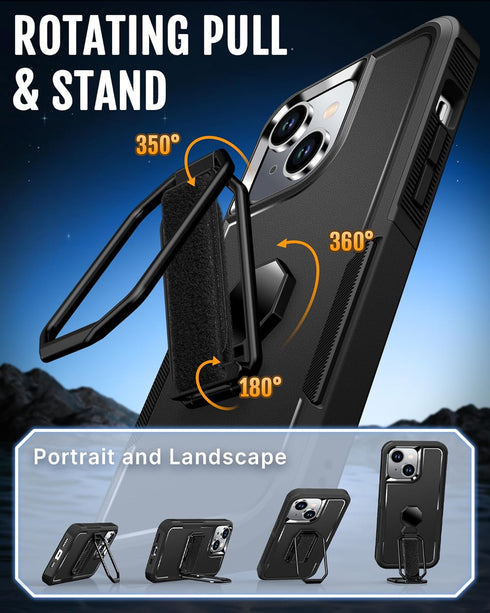 Shields Up 15 15 for iPhone Case with Stand (Two-Way Stand & Finger Strap), Phone Case Phone Grip Case with Double Ring