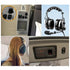 4 Pack Airplane Headphone Adapter - 3.5mm Male to Female Gold Plated for In-Flight Entertainment