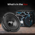 Pyle 5 Inch Woofer Driver - Upgraded 200 Watt Peak High Performance Mid-Bass Mid-Range Car Speaker, Black