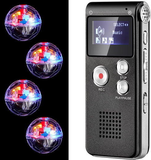 Dunzy 5 Pcs EVP Recorder Ghost Hunting Kit Paranormal Digital Voice Recorders with