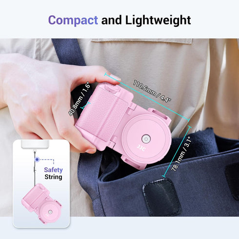 Kiorafoto Phone Camera Grip Smartphone Photography Shooting Clip with Tripod Mount & Detachable Wireless Shutter Remote