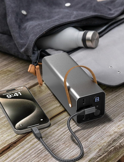 XAOSUN USB C Cable Short Right Angle, 240W USB C to USB C 1.6ft 90 Degree 20Gbps Data 4K Video Fast Charging Cord.