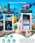 Hiearcool Waterproof Phone Pouch - 4 Pack Black & Clear, Large Dry Bag for iPhone & Travel Essentials.