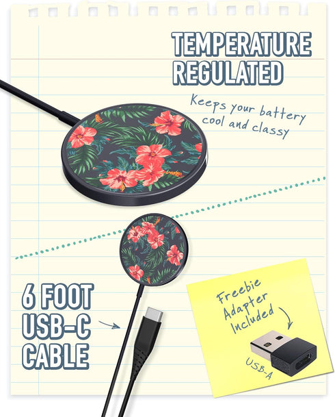 Smartish Wireless Charger Compatible with MagSafe for iPhone 15 - Charge Dinghy - 7.5W Fast Charging