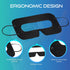 ByteX 200 Pcs Disposable VR Face Mask, Breathable Nonwoven Fabric Eye Mask for VR, Comfortable Sweat-Absorbent Face