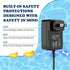 2-Prong 12.6V AC/DC Adapter Compatible with KOSGHO PZ0-18 PZ018 Cordless Automatic Robotic Swimming Pool Vacuum Cleaner 11.5V 5200mAh Lithium-ion Battery 1.8A Power Supply Cord Charger