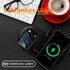 Wallet Tracker Wireless Recharging IP68 Thin Item Finder Card, Bluetooth Works with Apple Find My APP & Network (iOS