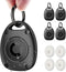 (4 Pack) AirTag Keychain Holder Case, IPX8 Waterproof, Ultra-Compact, Portable Air Tag Holder Cover for Dog Collar,
