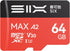 SIX M200 64GB Micro SD Card Read Up to 190MB/s for 4K UHD