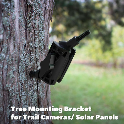 Adjustable Trail Camera Tree Mount: Outdoor Mounting Bracket Holder with Double 360 Swivel Tilt Ball Joints, 2 Packs