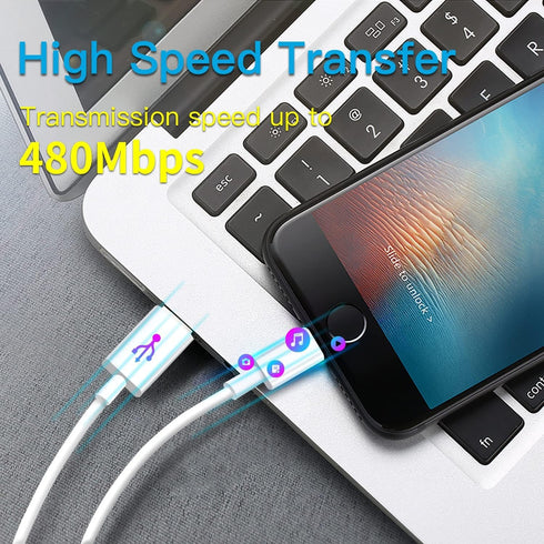 iPhone Charger 10FT Lightning Cable, Compatible with iPhone 14/13/12/11 Pro Max, XR, XS, X, 8, 7, 6 Plus, SE, iPad and
