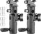 SLOW DOLPHIN Camera Flash Speedlite Mount Swivel Light Stand with Umbrella Bracket Holder (2 PCS)