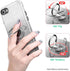 iPhone SE 2020 Case Glitter, Slim Sparkly Cover with 360° Ring Holder Kickstand for iPhone 8/7/SE 2020/SE 3