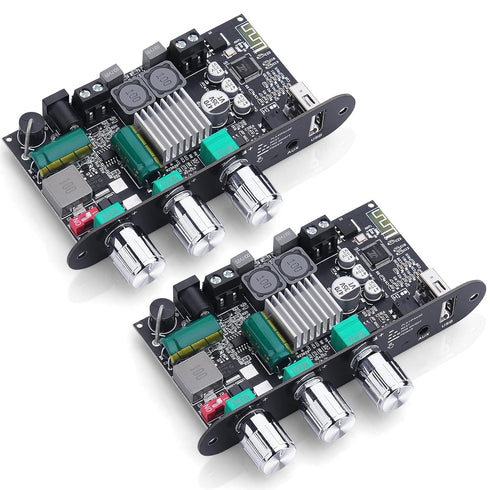 2 Pack ZK-1001U Bluetooth 5.3 Mono Amplifier Board with TWS & Boost