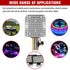 Nilight 48V 36V to 12V Voltage Converter, 120W 10A Waterproof DC to DC Reducer for Golf Cart Scooters