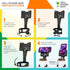 Cup Holder Phone Holder, Phone Mount for Car and Truck, Smartphone Car Accessories, iPhone 16, Google, Samsung, Black