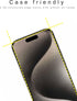 Glass Screen Protector for iPhone 13 / 13 Pro / 14, 3 Pack, 9H Hardness, Oleophobic Coating, 99.99% Clarity