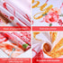 Happy Birthday Backdrop Decorations for Women, Rose Gold Floral Glitters Banner Party Supplies for Girls Boys