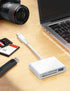 USB C SD Card Reader, ChiaoPio 4 in 1 Adapter with CompactFlash/CF/SD/MicroSD & USB for iPhone 15, MacBook