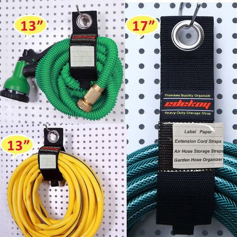 Extension Cord Holder Organizer Straps 9Pack, Heavy Duty Storage Straps for Garage RV Boat Organization