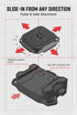 Thryllix QL-02 4-Direction Plate/QL-02 38mm, 44 lbs 20 Camera Strap Quick Release Kit, Slide-in Plate & Base