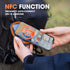 Portable Bluetooth Speaker, 0.5" Ultra Thin Mini Wireless Speaker with Integrated Carabiner, Waterproof for
