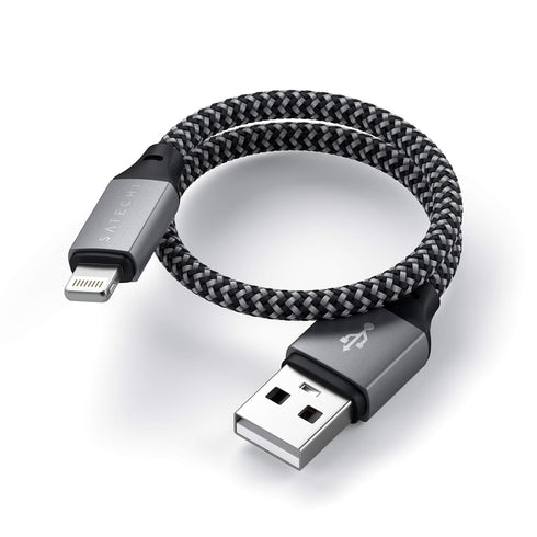 Satechi USB-A to Lightning Charging Cable - MFi Certified for iPhone 13 Pro Max/13 Pro/13 Mini/12 Pro Max/12