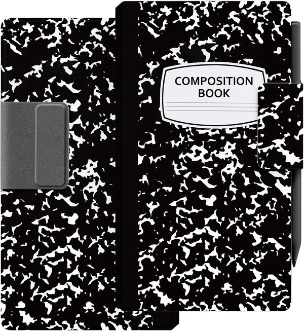 Ayotu Case for Remarkable Paper Pro Move 7.3", Milk Notes Pattern Smart Folio