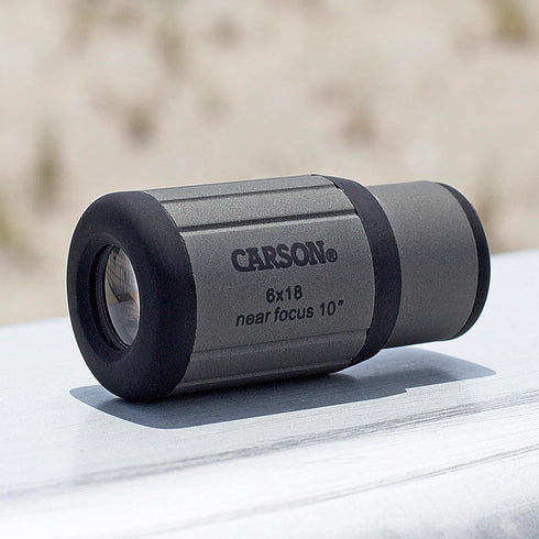 Carson CloseUp Monocular - 6x18mm Close-Focus (CF-618)
