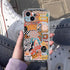 Aesthetic Collage Case for iPhone 13 mini, Cute Soft TPU Bumper Case with Positive Quotes for Men Women