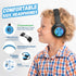 PowerLocus PLED Kids Bluetooth Headphones, Wireless Headphones with LED Lights, 74/85/94dB Safe Volume, Micro SD, AUX