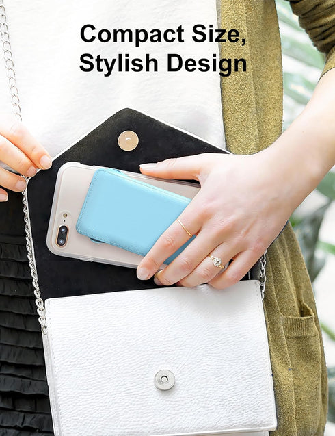 TG90° 10000mAh Power Bank with Built-in Foldable AC Wall Plug and Cables, Ultra Slim Portable Charger for iPhone 16/15