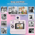 GabbaGoods Instant Print Kids Camera for Ages 3-9, Includes 32GB SD Card, Instant Thermal Print Feature, Toddler Camera