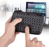 Rii RK707 Backlit 3 in 1 Wireless Game Controller, 62-Key Rechargeable Keyboard Mouse Combo for PC/Raspberry Pi/Android