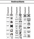 Vietnamese Keyboard Stickers with Fluorescent Inlays for All Laptop and Desktop Keyboards, Includes Pocket Magnifier