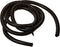 JT&T Products Flex-Guard Convoluted Tubing, 1/2" Diameter, Split Seam, Black, 7 Ft. Cut