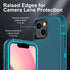 Military Grade 3 in 1 Heavy Duty Shockproof Case for iPhone 13 Mini, Drop Proof/Dust Proof with 2Pcs Tempered Glass