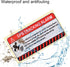 10 2 4 Inch Pcs GPS Tracking Sticker, Car Alarm Sticker, Self Adhesive Anti-Theft Car Decals with GPS Tracking Warning