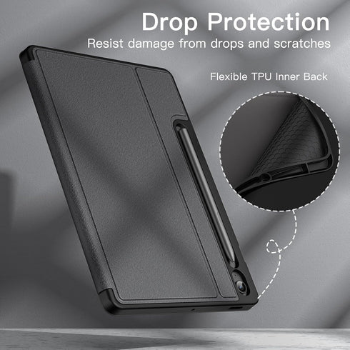JETech S10 S10 S9 10.9-Inch Case for Samsung Galaxy Tab Lite / FE / FE with S Pen Holder, Slim Folio Stand Protective