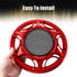 X AUTOHAUX 2pcs 8 Inch Car Metal Audio Speaker Grill Cover, Mesh Woofer Horn Guard Decorative Circle Grille Protector