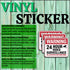 (3Pcs) 24 Pack 3x2.4 Hour Video Surveillance Warning Stickers Waterproof Security Camera Decal Vinyl Sign for Door