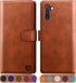 SUANPOT for Samsung Galaxy Note 10, RFID Blocking Leather Wallet Case, Flip Folio Book Cover for Women Men