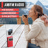 PowerBear Portable Radio | AM/FM, 2AA Battery Operated with Long Range Reception for Indoor, Outdoor & Emergency Use | Radio with Speaker & Headphone Jack (Red)