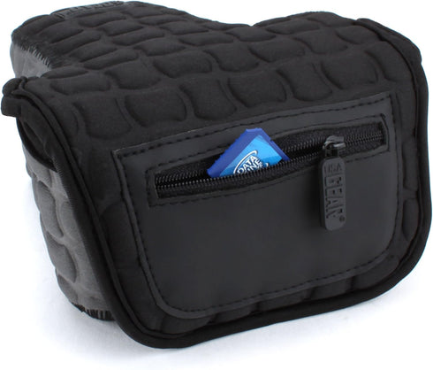 USA Gear DSLR Camera Case/SLR Sleeve with Zippered Accessory Storage, Neoprene & Holster Loop