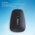 Verbatim Rechargeable Multi-Device Bluetooth 5.0 USB 2.4Ghz Wireless Optical Mouse with Adjustable DPI, Black 70755