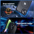 CACOE Matte Black Magnetic Case for iPhone 13 & 14 (6.1") - Shockproof, Anti-Fingerprint, MagSafe & Car Mount